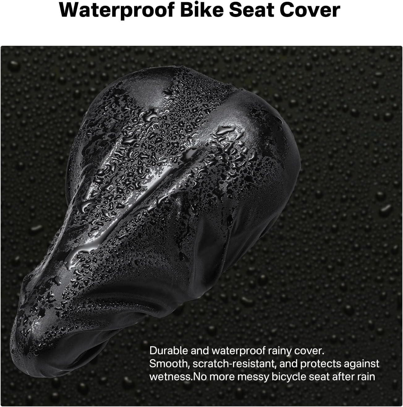 YOUNGDO Gel Bike Seat Cushion - Waterproof Cover & Shock Absorbing Pad for Peloton, BMX, MTB & Road