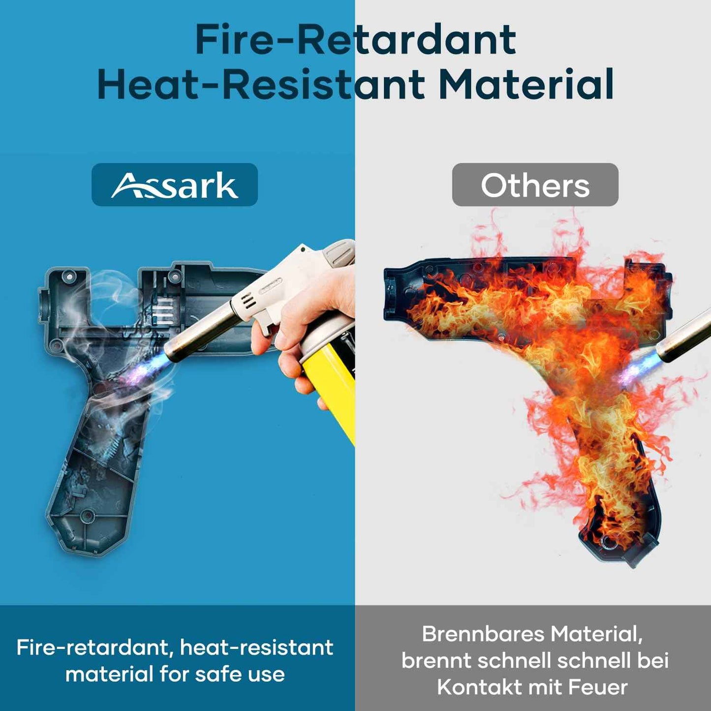 100W Fireproof Hot Glue Gun, Full Size Heavy Duty | Dual Power100W/60W with 15pcs Large Glue Sticks 7/16", Fast Preheating Kit for Crafts, Arts, DIY & Quick Home Repairs