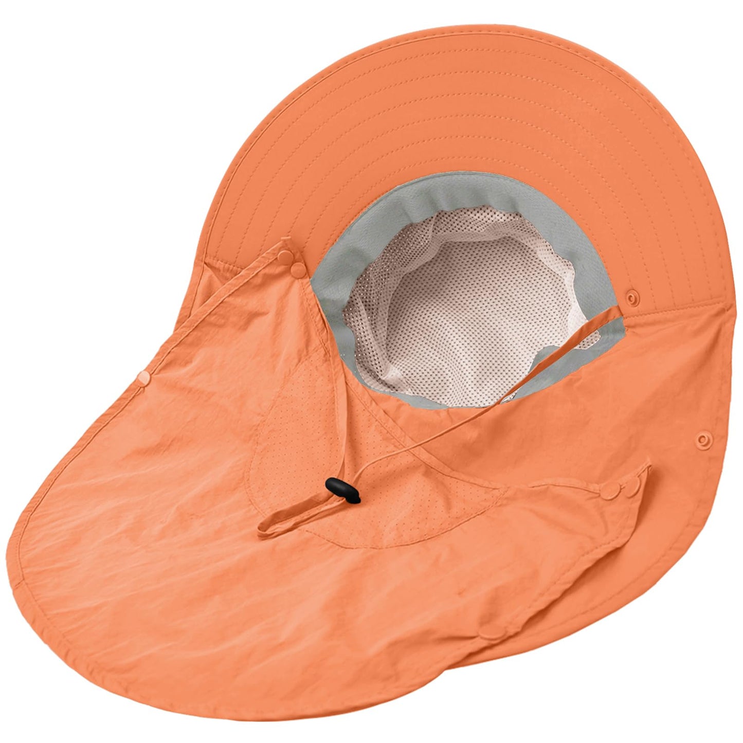 Sun Hat for Men Women with Neck Flap,UPF 50+ UV Protective Hiking Fishing Hats,Wide Brim Sun Hat for Women&Men