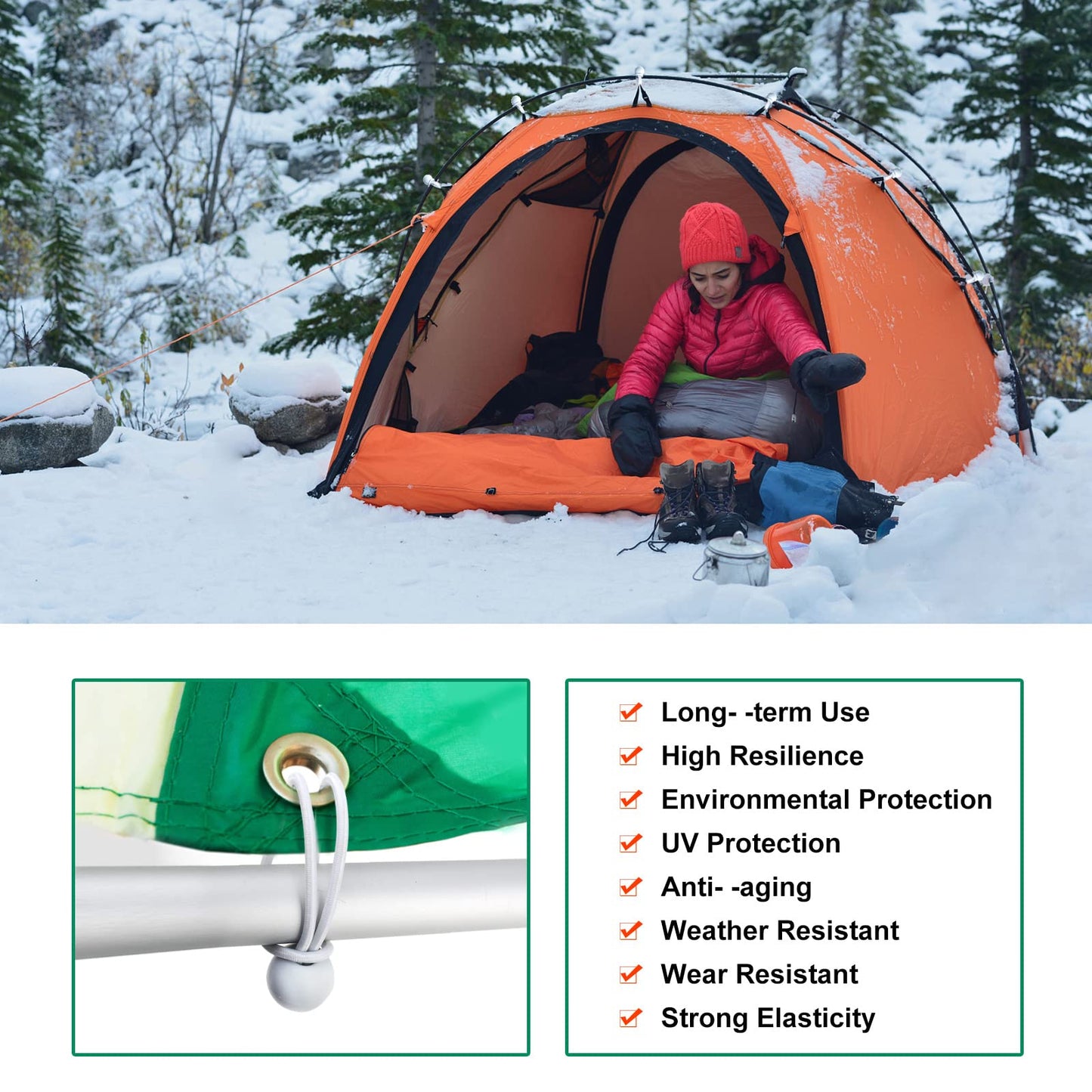 Skytened 30PCS of 3 Sizes Ball Bungee Cords, 6, 9, 11 Inch Tarp Canopy Bungee Balls, Heavy Duty Tie Down Cord for Shelter, Gazebo, Camping, Tent, Cargo, Holding Wire and Hoses (Ball Size 1 inch)