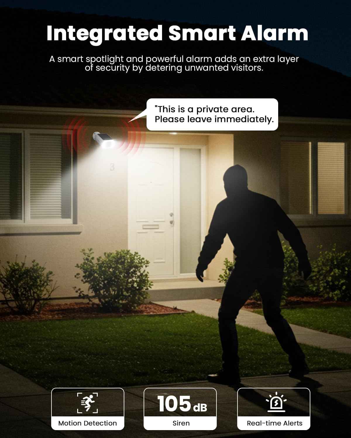 2-Pack Solar Wireless Security Cameras - 2K WiFi Surveillance with Night Vision & 2-Way Audio