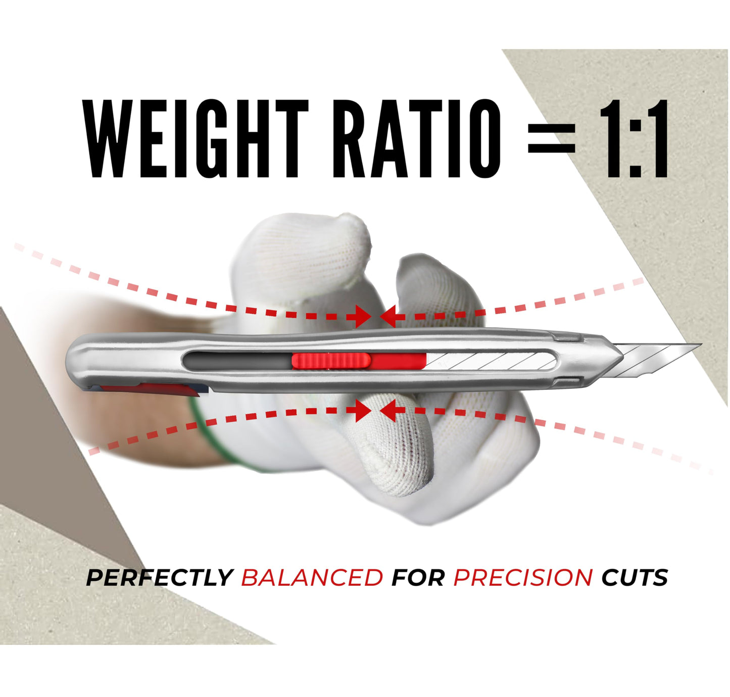 VViViD Best Damn Knife Quick Lock, Heavy Duty Precise Utility Blade, Quickest Safety Lock, 11, 9mm Blades