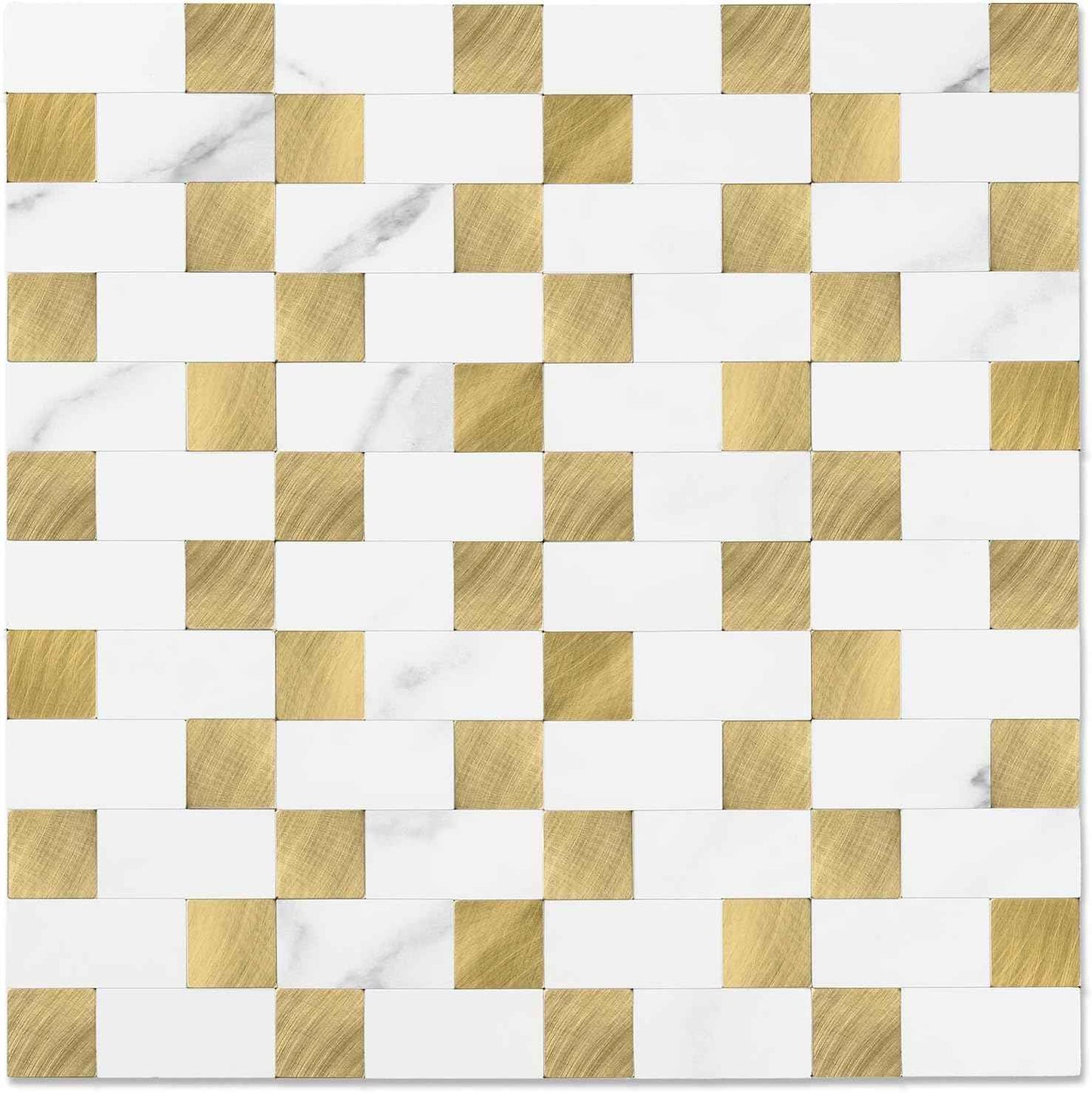 Stainless Steel Peel and Stick Backsplash Tiles - 20 Sheets, 12''x12'' for Kitchen & Bathroom