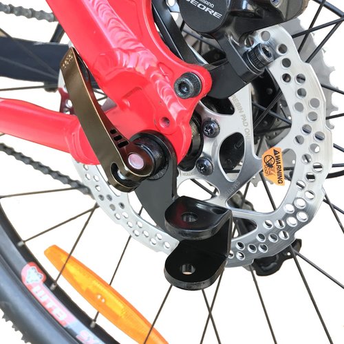 ODIER Steel Hitch for Burley Bike Trailer for Kids 12.2 MM Hitch Compatible with Burley Bee Honey Bee and Old Trailer Models Work with Disc Brake