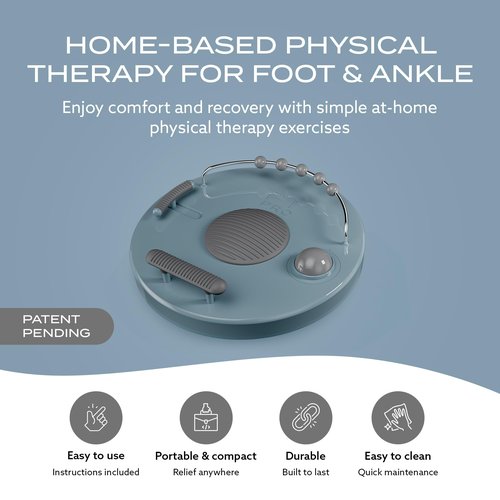 PT Pro Ultra Foot Trainer – 5-in-1 Foot & Ankle Exerciser and Foot Stretcher – Plantar Fasciitis Relief for Arch & Heel Pain – Deep Tissue Foot Massager for Reflexology & Muscle Recovery