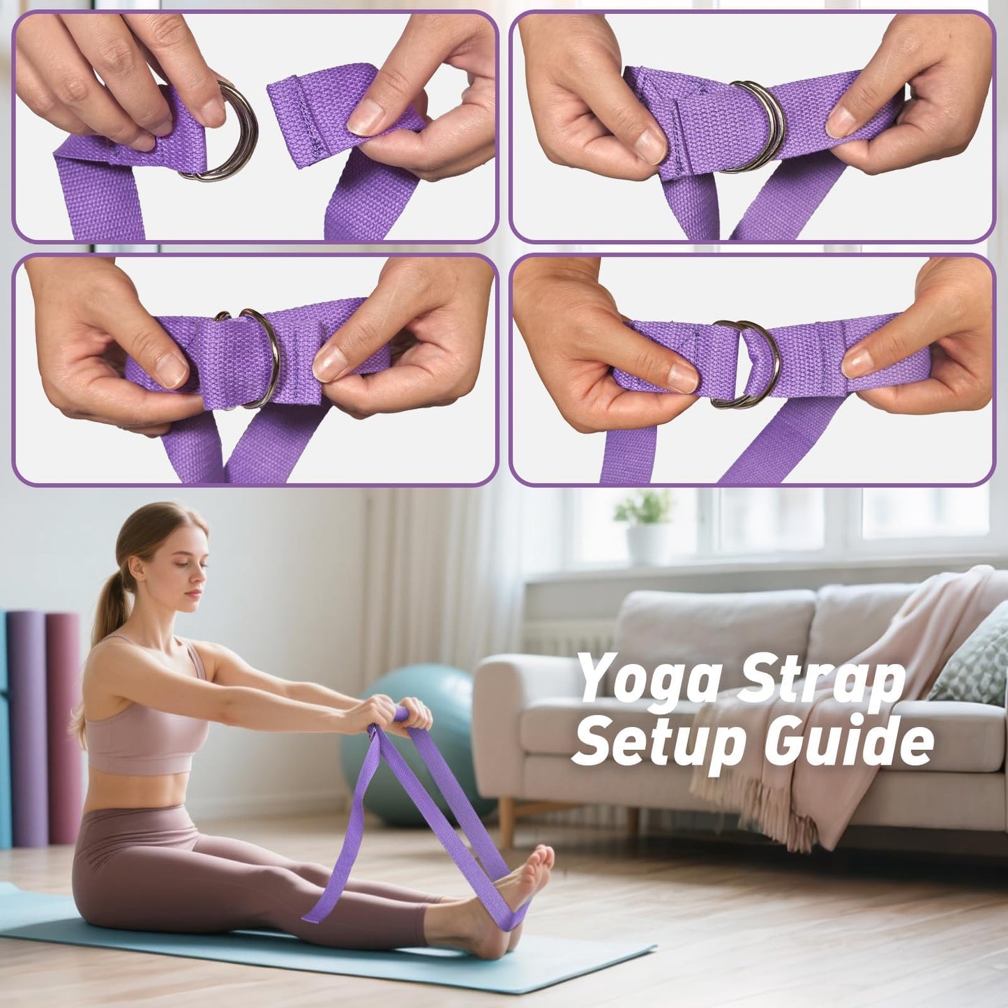 XiaoKJ Pilates Kit, Home Pilates Workout Kit for Women, Pilates Equipment with 14" Pilates Ring and Ball, Resistance Bands, Sliders & Grip Socks Accessories for Starter Home Workouts