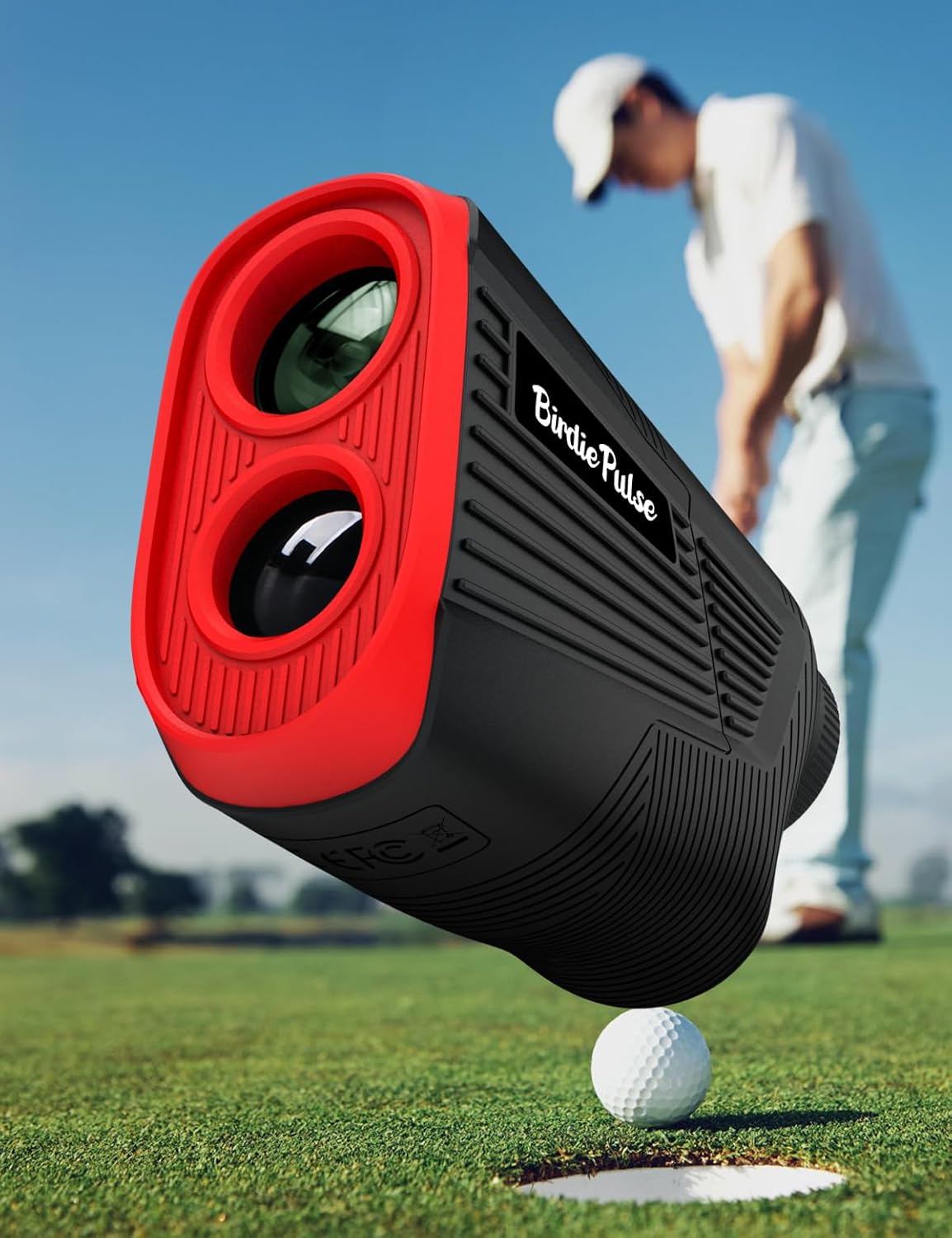 Skiennix Golf Rangefinder - 1300 Yards with Slope & Magnet | Flag Locking Vibration, 6-6.5X Magnification, Rechargeable, Black