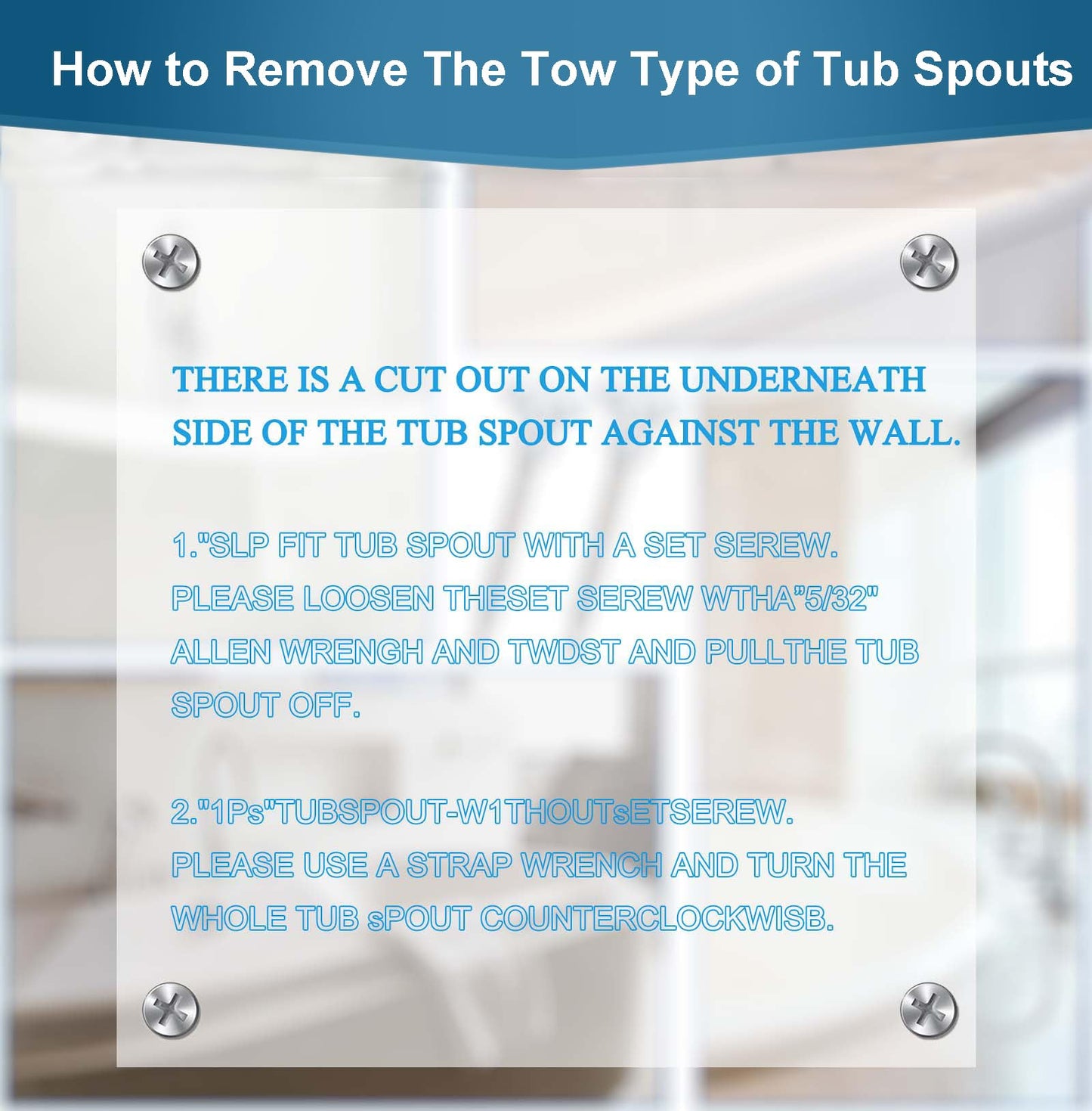 JLIAN MIOR 2 Set Tub Spout Diverter Repair Kit, Bathroom Shower Bathtub Leaky Faucet Repair Replacement Parts, Includes 2 Diverter Valve Stems, 2 Gates Seals and 2 Cup (Brushed Nickel)