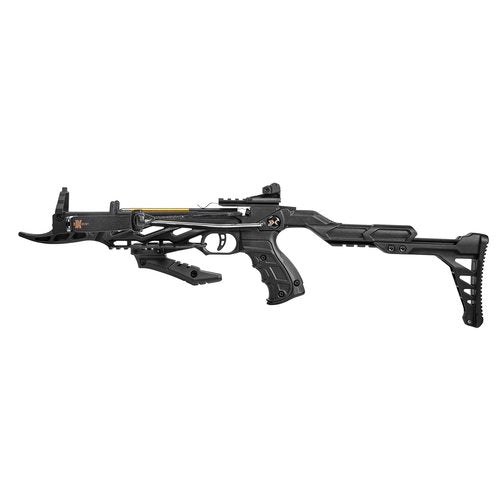 Bear X Desire XL Pistol Hunting Crossbow, Self-Cocking, Adjustable Stock up to 2.5", Compact Design, Includes 3 Premium Bolts, Dependable Accuracy