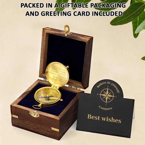 Easter Inspirational Compass Gift for Teenage Boy, Birthday Gift for Teen Boy Ages 10 11 12 13 14 15 16 17 18, Confirmation Christian Religious Graduation Engraved Gift for Son, Boyfriend, Men
