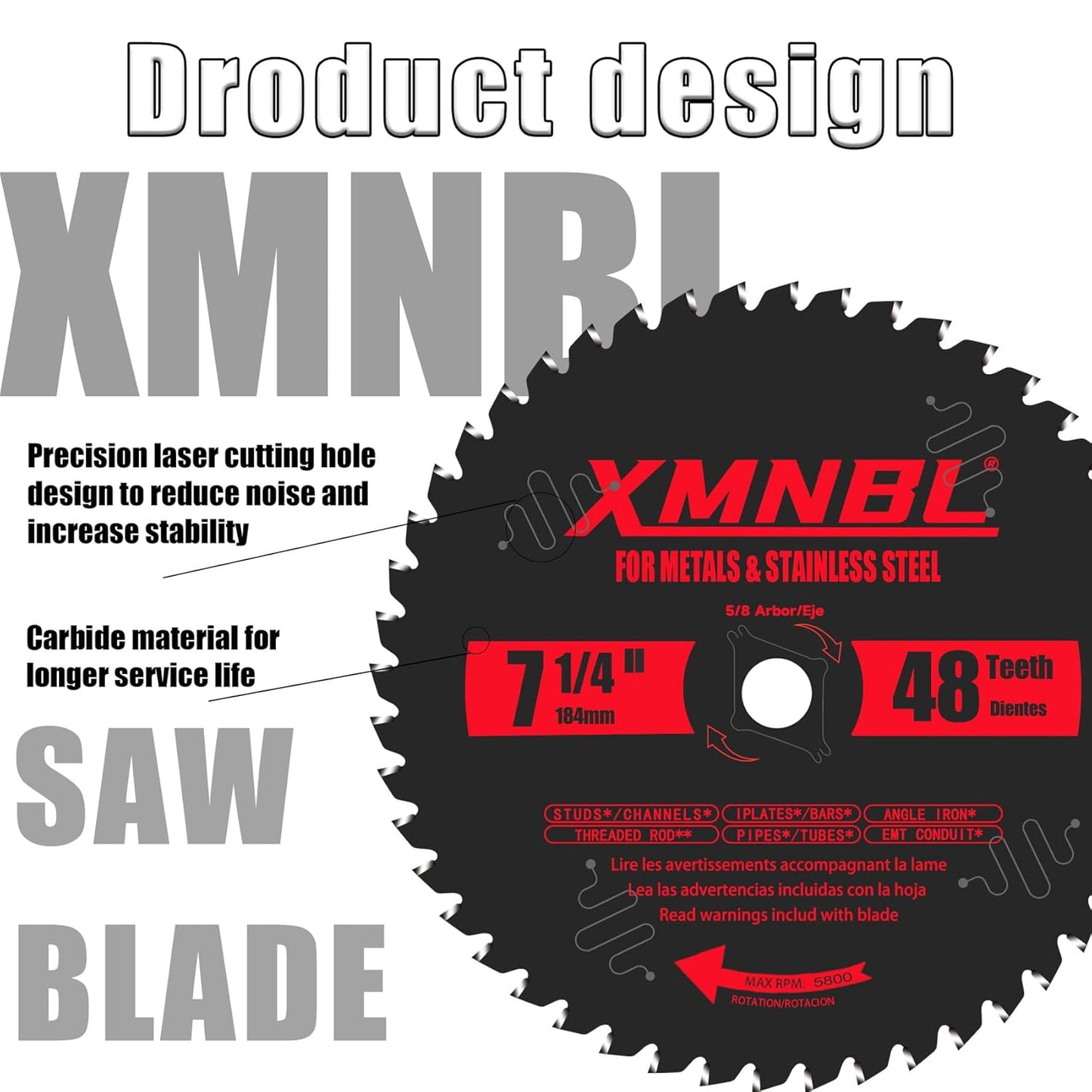 14-Inch Steel Cutting Saw Blade - 72T Carbide Replacement for Diablo D1472CF & Evolution Chop Saws