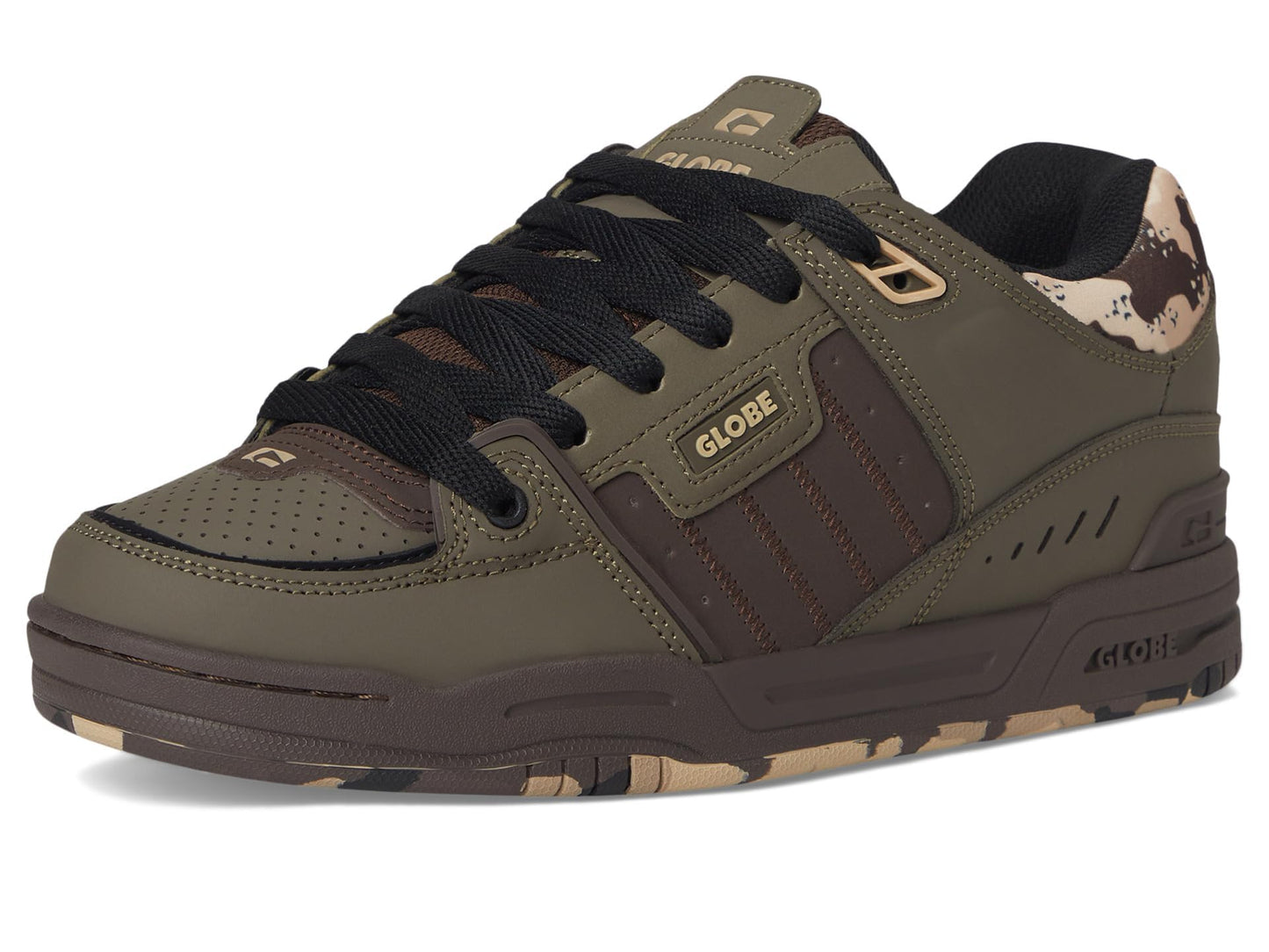 Globe Men's Fusion Mud/Camo 7 Medium