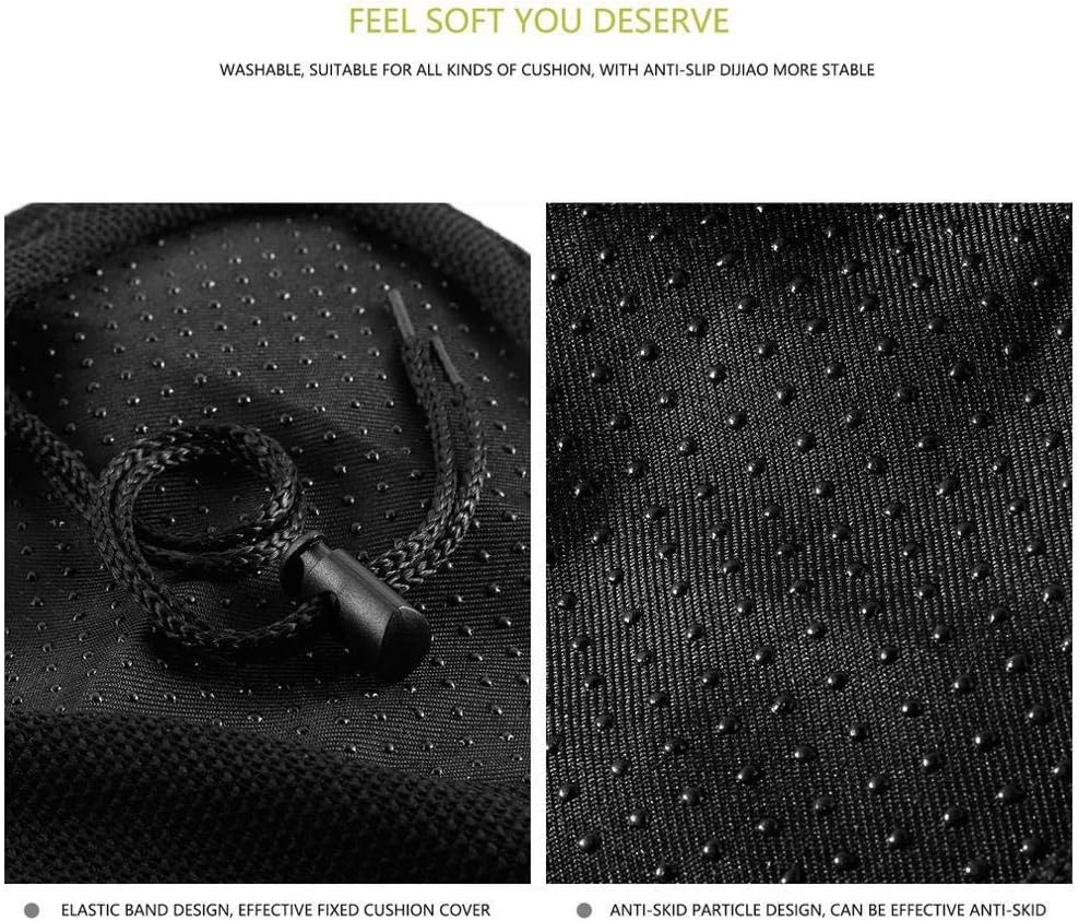Skiennix Gel Bike Seat Cushion Cover - Comfortable & Breathable for Cruiser & Stationary Bikes | Large Size
