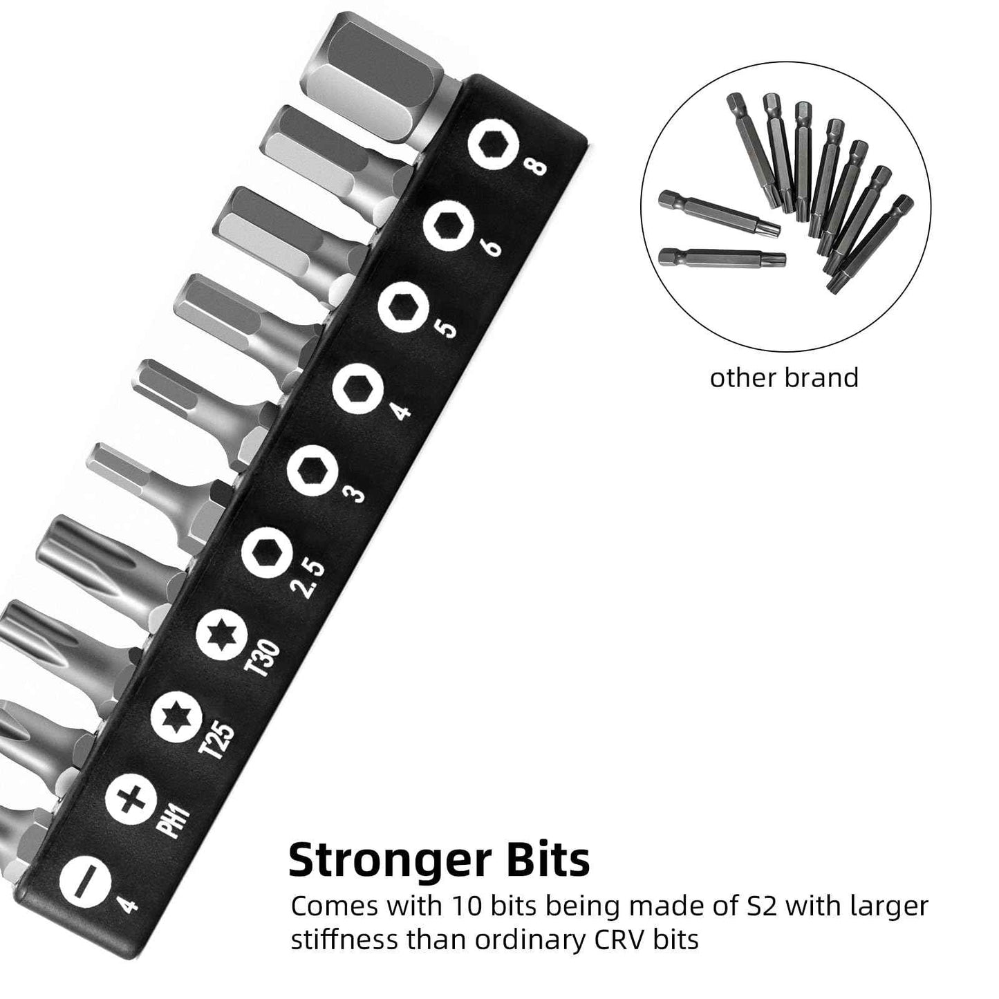 ROCKBROS 1/4-Inch Ratchet Socket Wrench Set, 2.5-8mm Allen Hex Wrench for Bike Maintenance Including Allen&Torx Sockets Set for Road and Mountain Bikes