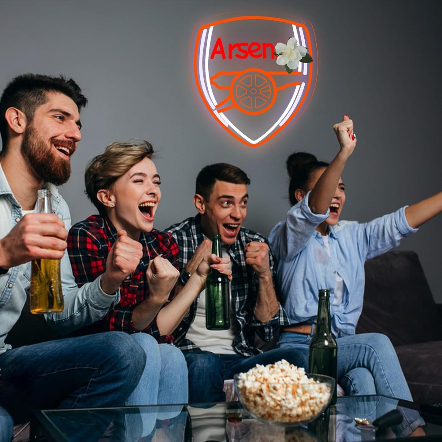 New York Yankees Neon Wall Sign - LED Baseball Team Decor for Man Cave & Bedroom, 13x15 Inch, Perfect Birthday & Christmas Gift