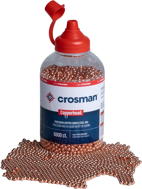 Crosman Copperhead 4.5mm BBS - Premium Copper-Coated Steel Balls for Airguns
