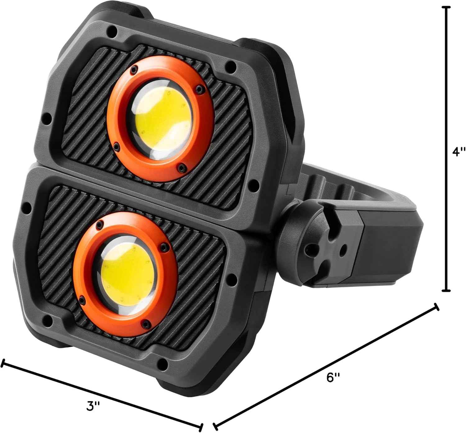 NEBO OMNI 3K Rechargeable Work Light - 3000 Lumens, 6 Modes, Magnetic Handles, Power Bank & USB-C Cable