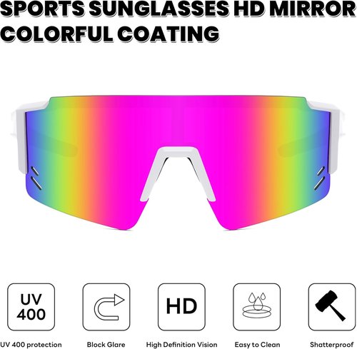 FEISEDY Kids Sunglasses - UV400 Youth Baseball Shades for Boys & Girls Ages 8-16 | Stylish & Durable