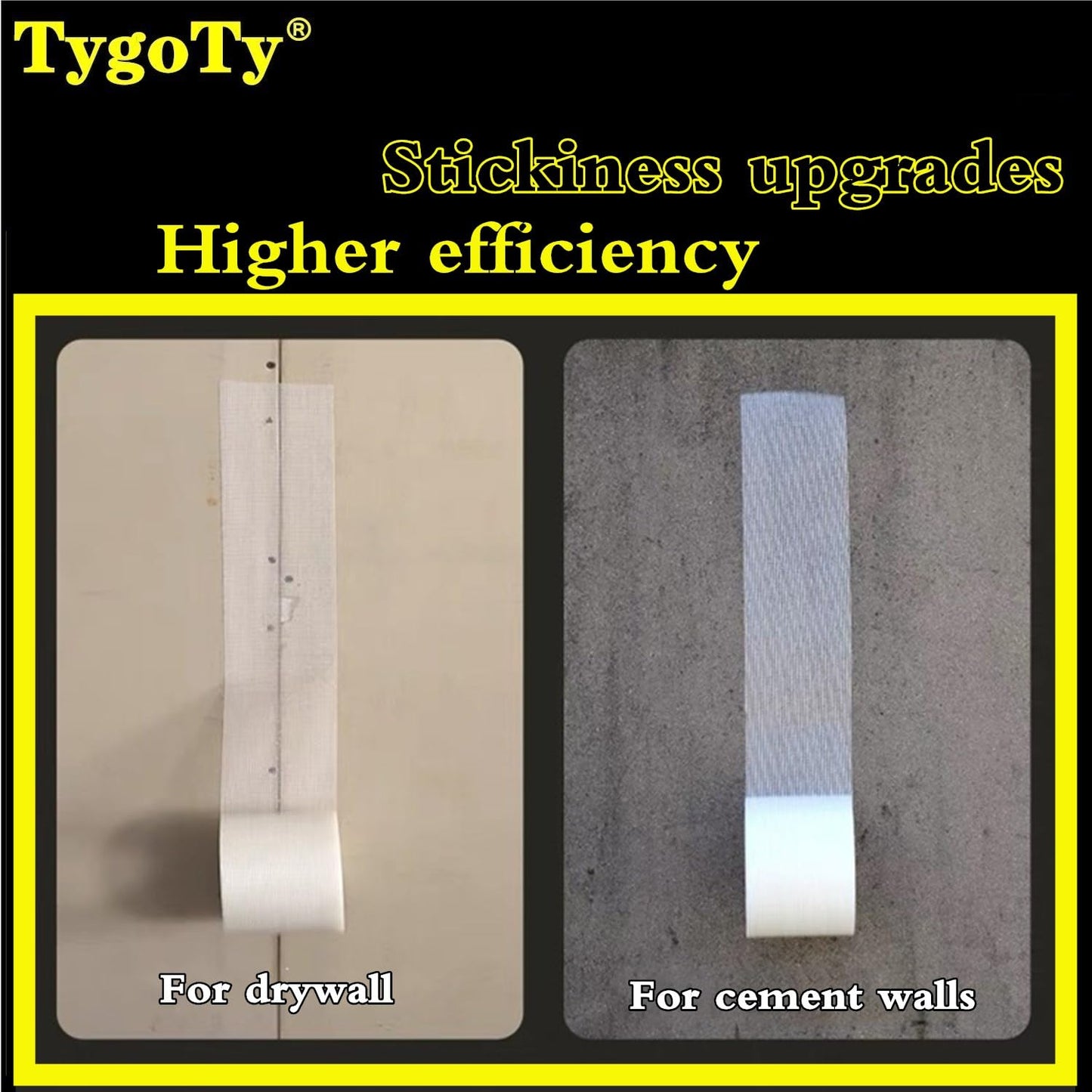 TygoTy Drywall Joint Mesh Tape 2“×180 Ft,Strong Self-Adhesive 100% Fiberglass Drywall Repair Tape for Wall Crack and Seam Patch,White