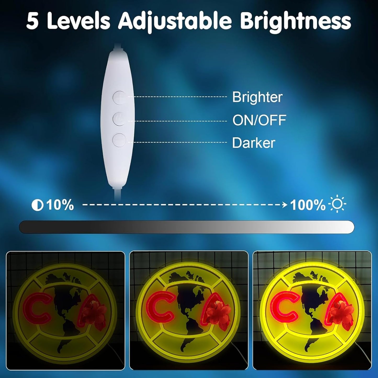 New York Yankees Neon Wall Sign - LED Baseball Team Decor for Man Cave & Bedroom, 13x15 Inch, Perfect Birthday & Christmas Gift