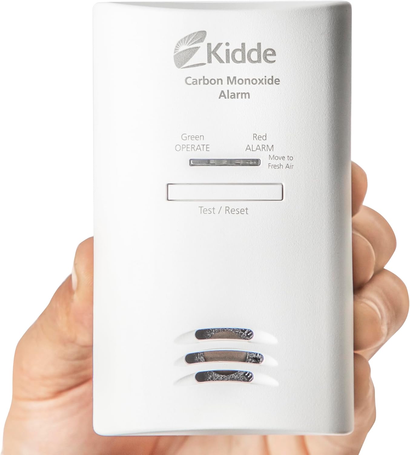 Kidde Plug-In Carbon Monoxide Detector with Battery Backup & Test-Hush Button