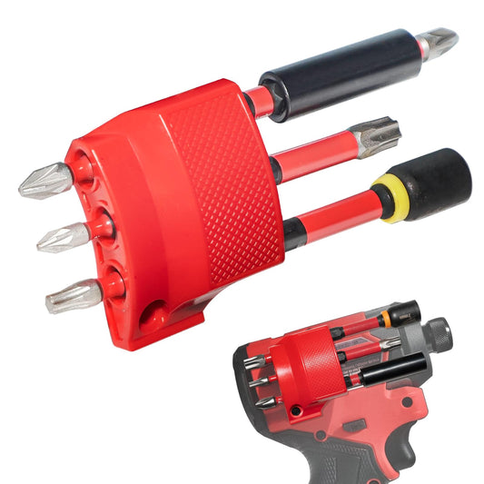Naerza Magnetic Bit Holder for Milwaukee M12 GEN3 Impact Driver - Effortless Installation, Premium Craftsmanship, Ultra-Durable, Drill Bit Holder With One Screw