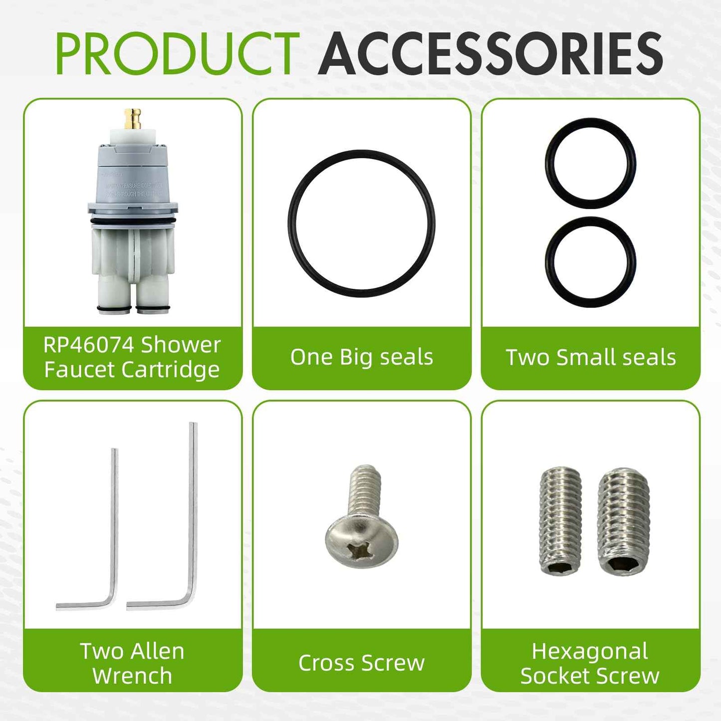 RP46074 Shower Cartridge Repair Kit for Delta MultiChoice 13/14 Series Shower Faucet Single Handle, Replacement Monitor Pressure Balance Cartridge, Includes Allen Wrench