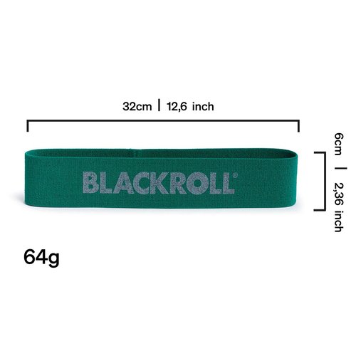 BLACKROLL - Loop Band Set, Resistance Bands for Yoga, Pilates, Exercise Bands Set for Working Out, Training, and The Gym, Booty Bands for Hip and Glutes, for Men and Women, Set of 6