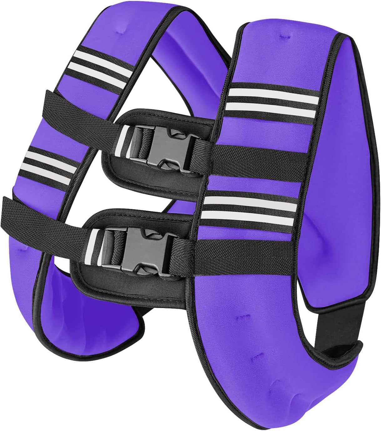 Zikopomi Weighted Vest - Versatile 6lb to 30lb Options with Reflective Stripes for Enhanced Workouts
