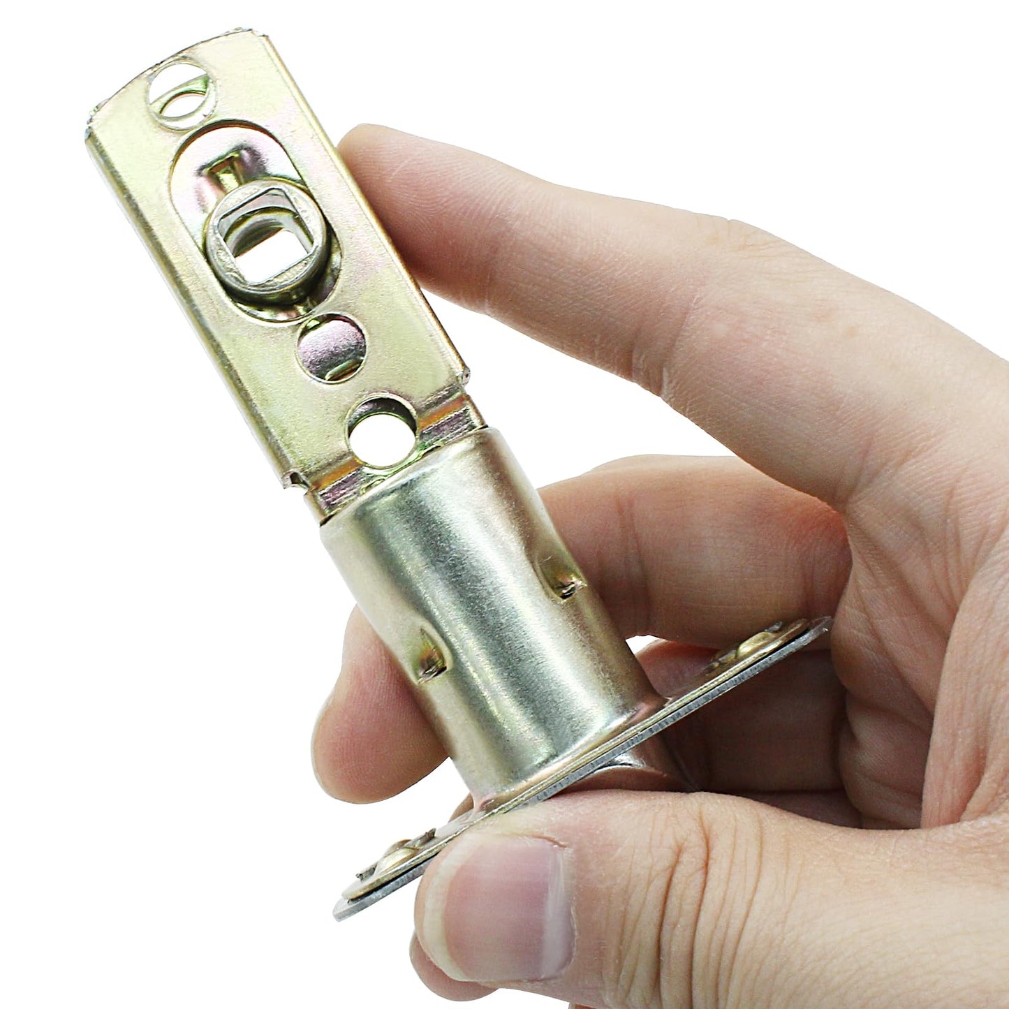 Cionyce Tubular Mortice Latch, Passage Door Latch, Adjustable Square Latch Size 60/70mm, Replacement Entry Latch for Lever Door Handles, Internal Door Handles