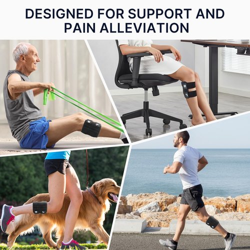 Fit Geno Sciatica Pain Relief Devices: Upgraded ReActive Plus Sciatica Pain Relief Brace – Sciatic Nerve Brace with Dual Pressure Pads Targeted Compression for Maximum Relief - Unisex