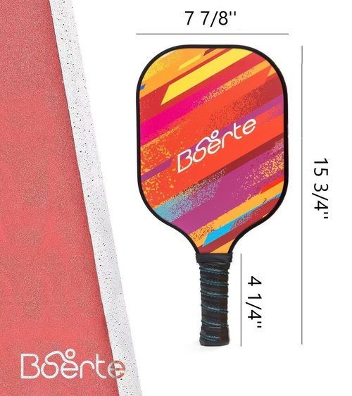 Boerte X-FOIL Pickleball Set, Graphite Pickleball Paddles Set of 2 and 4 Pickleballs, Portable Pickleball Equipment Bag for Pickleball Rackets.