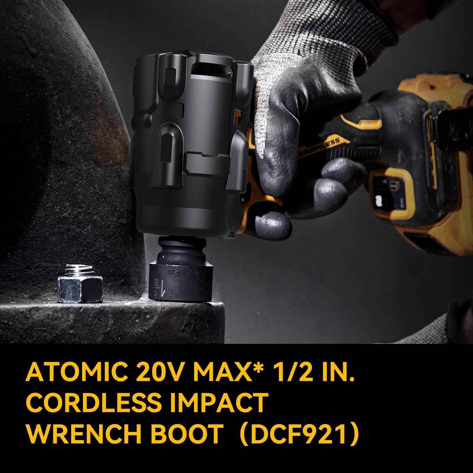 ISDOHS Protective Rubber Boot for DCF921 DCF922 DCF923