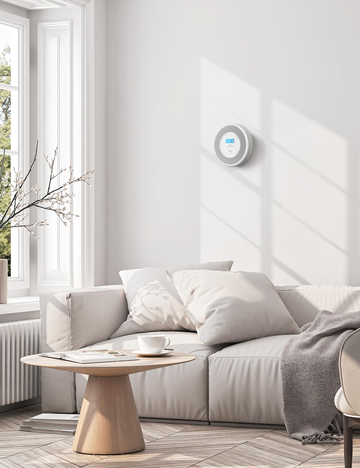 X-Sense XP0A-SR Smoke and Carbon Monoxide Detector Combo with Voice Alerts - 1-Pack