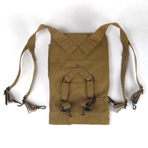 ANQIAO Replica WW2 WWII US M1928 Haversack Canvas Material Reproduction