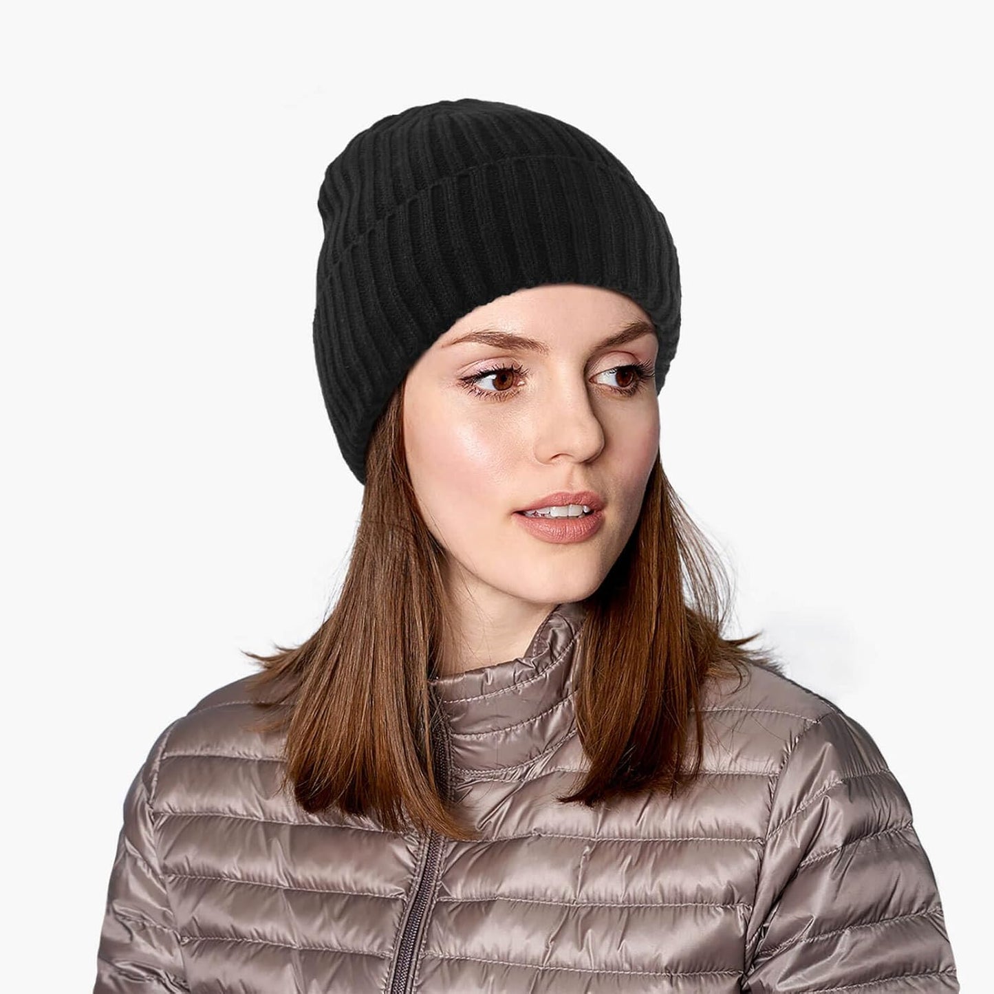 OZERO Knit Beanie - Thermal Thick Polar Fleece Winter Hat for Men & Women | Snow Skull Cap
