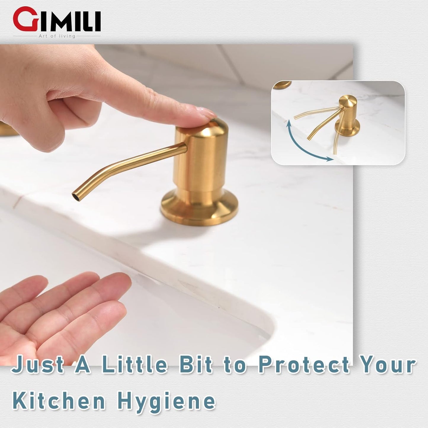 Matte Black Kitchen Faucet with Soap Dispenser - Commercial Single Handle Pull Down Sprayer