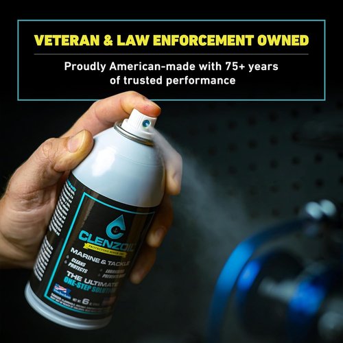 CLENZOIL Marine & Tackle Fishing Gear Oil Lubricant - Perfect for Reels, Motors & Downriggers - Easy Application