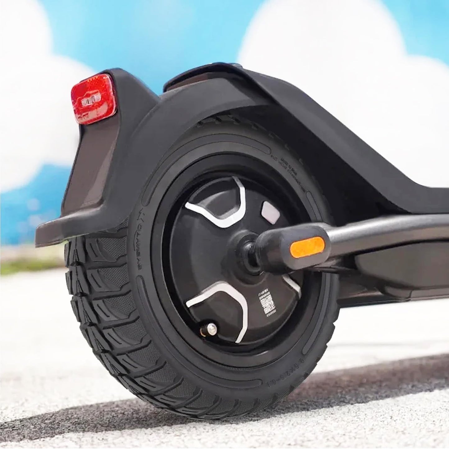 9.5x2.5-6.1 Electric Scooter Tire, Off-Road Replacement Wheels, Tubeless Rubber Tyre for NIU KQi3 Pro/Max/Sport Electric Scooter (1)