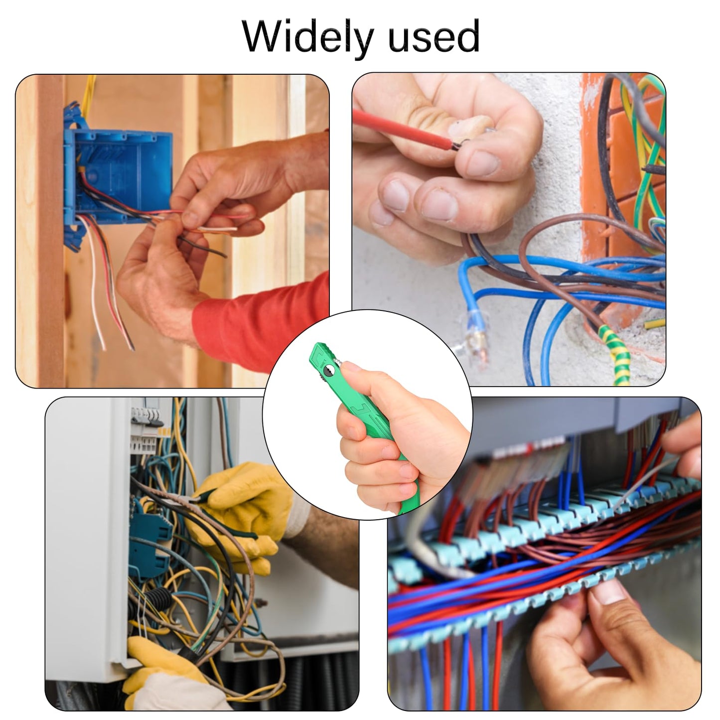 Wire Straightener & Untwist Tool for 1.3mm Crystal Network Cables – Efficient Cable Comb and Wires Pair Separator