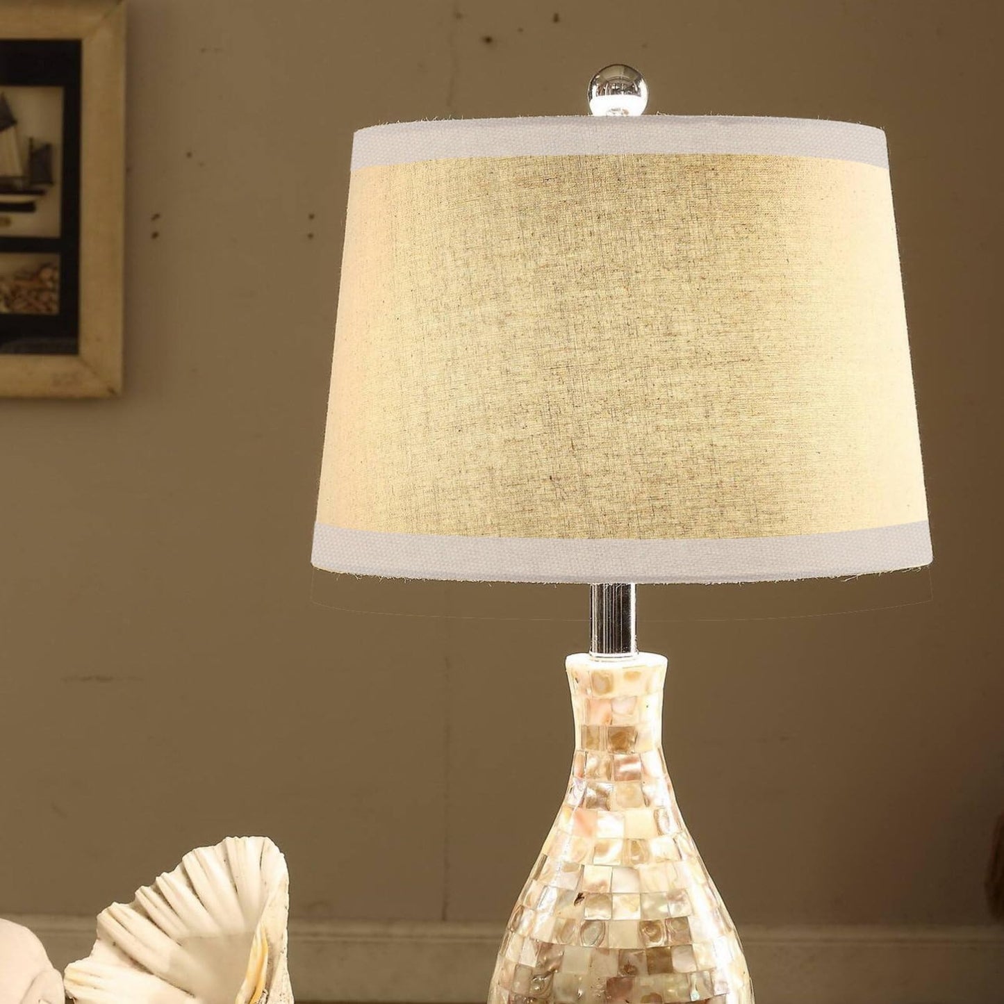 Garneck 2 Roll Lampshade Wrapping Cloth Lampshade Accessory Light Shade Edging Cloth Tape Lampshade Edging Strip Cloth Lampshade Edges Banding Strip Lamp Shade Edges Banding Strip