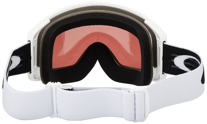 Oakley Flight Tracker Medium Matte White w Prizm Garnet Snow Goggle