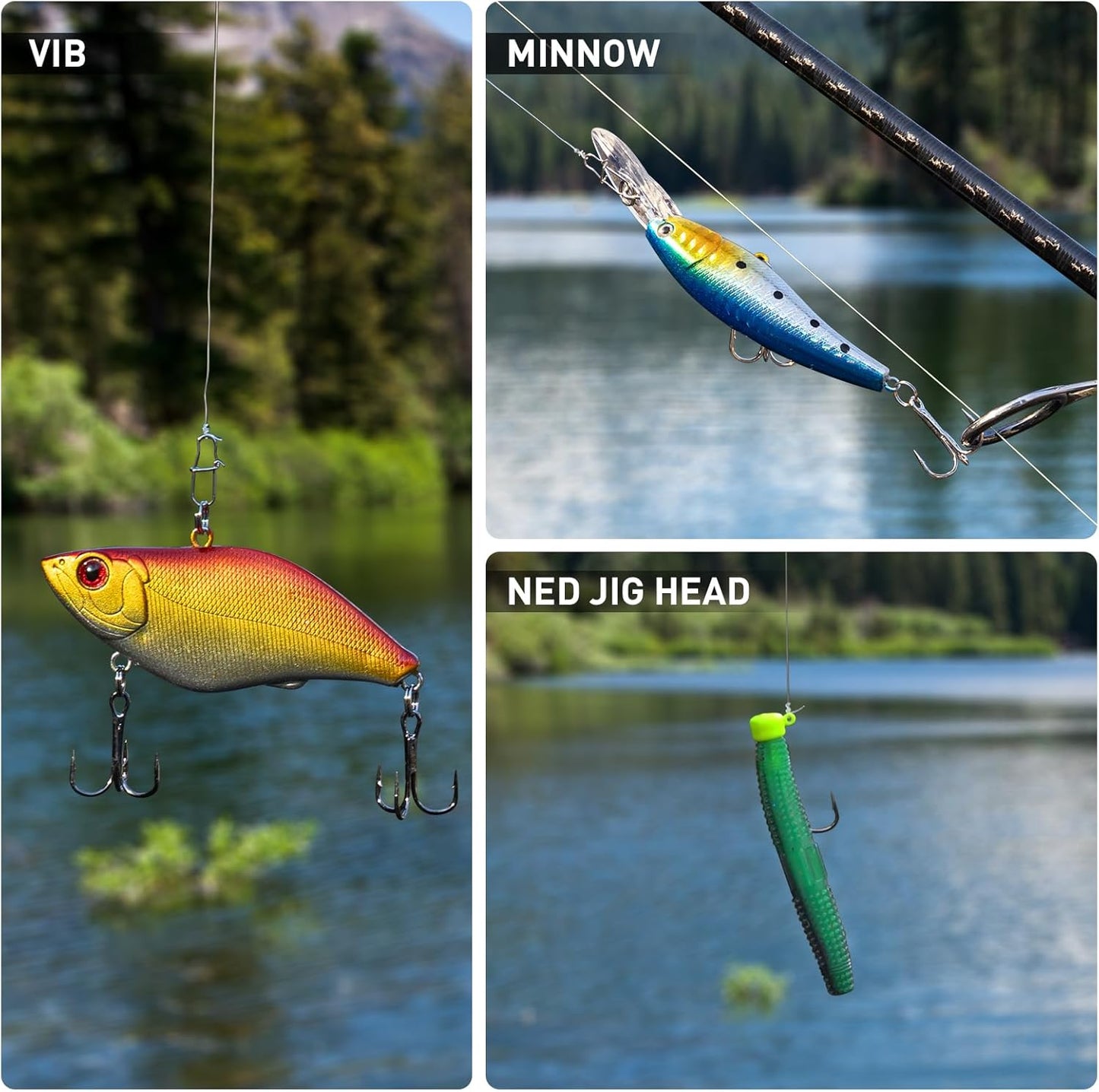 THKFISH Fishing Lures Kit - Complete Bass Fishing Gear with Topwater Baits & Accessories | Freshwater Tackle Box