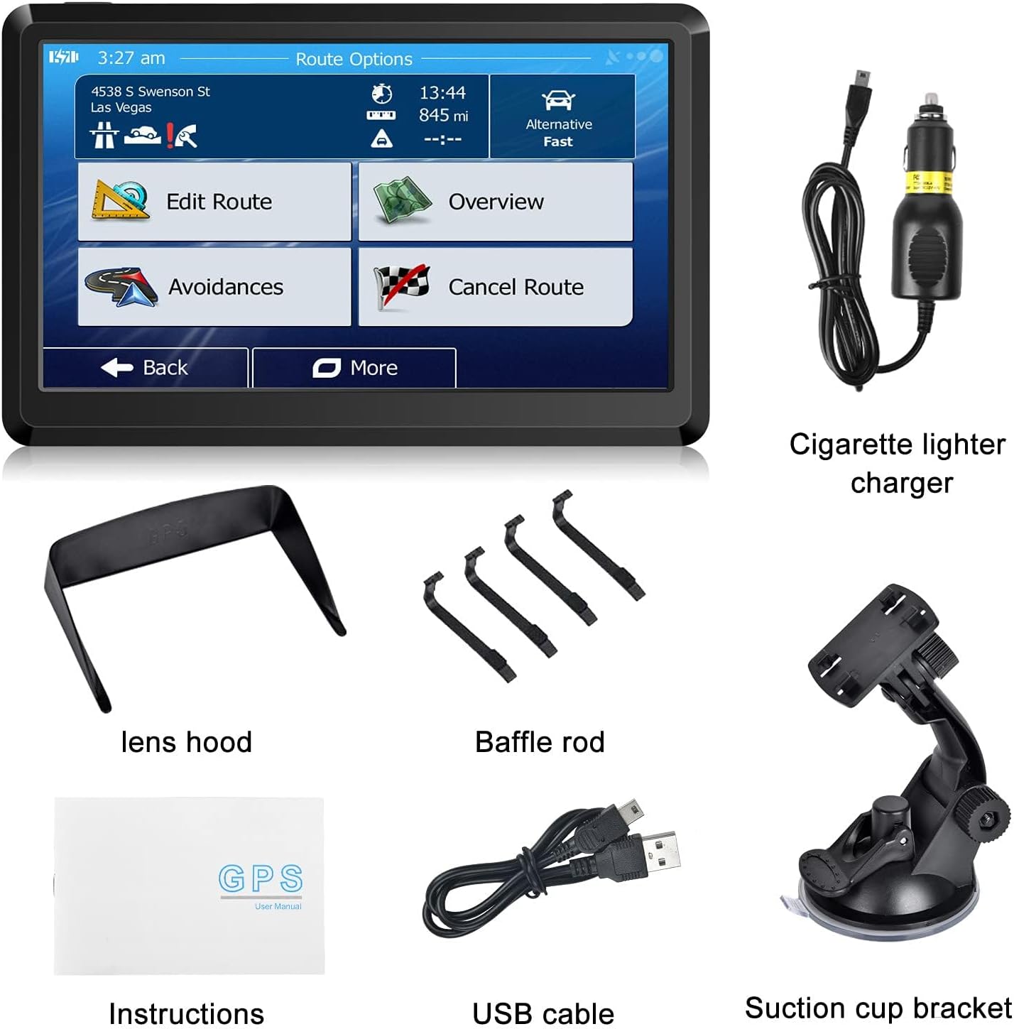 Skiennix 2025 Map Car GPS Navigation - Turn-By-Turn Directions & Driver Alerts | Free Map Updates