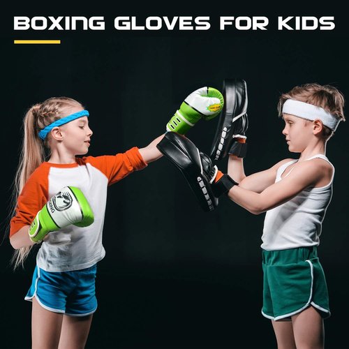 CKE Kids Boxing Gloves - Durable Training Gear for Ages 5-12 | Perfect for Punching Bag & Kickboxing