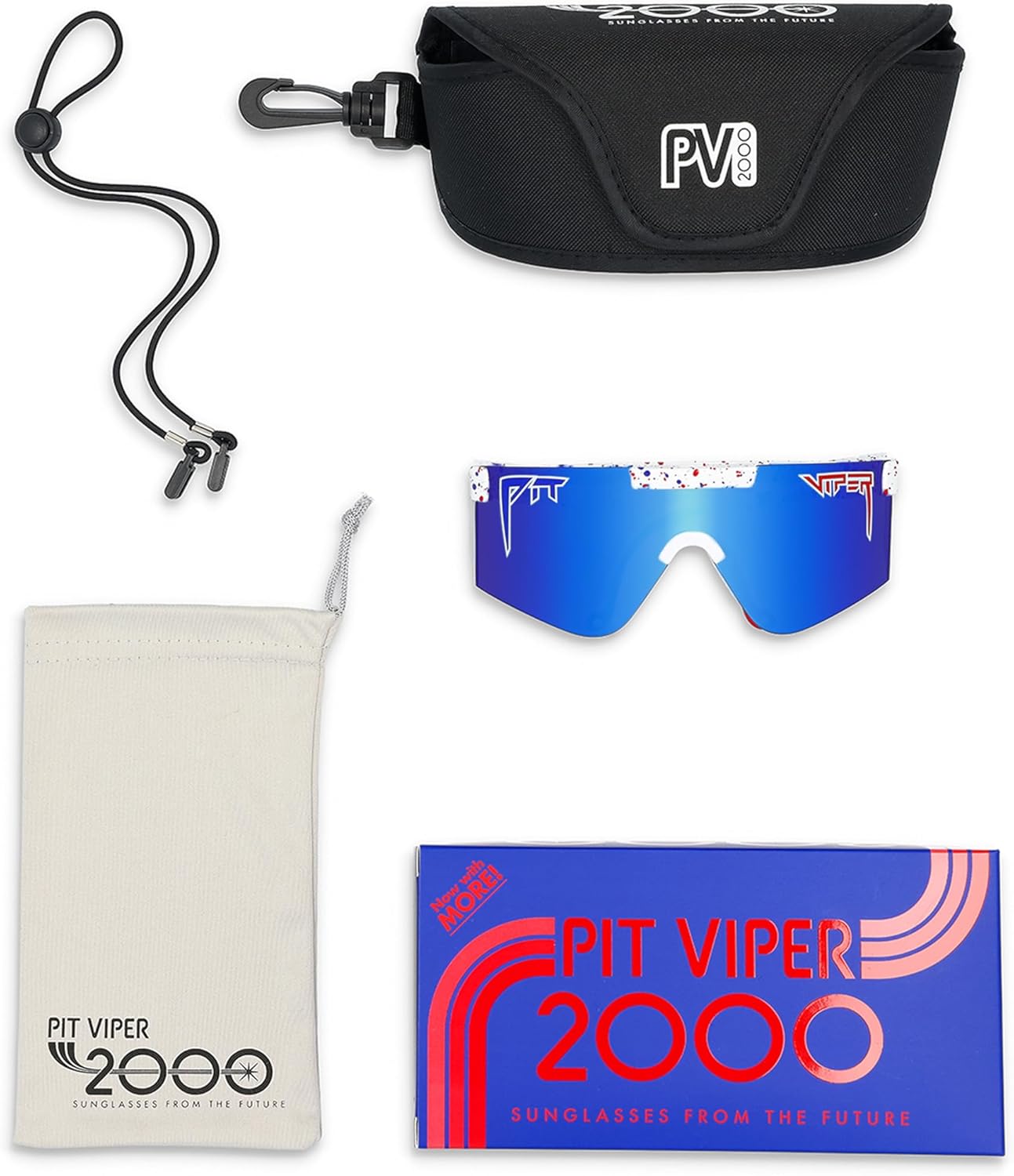 Pit Viper The 2000 Sunglasses - Stylish UV Protection with Polarized Lenses | Perfect for Outdoor Adventures