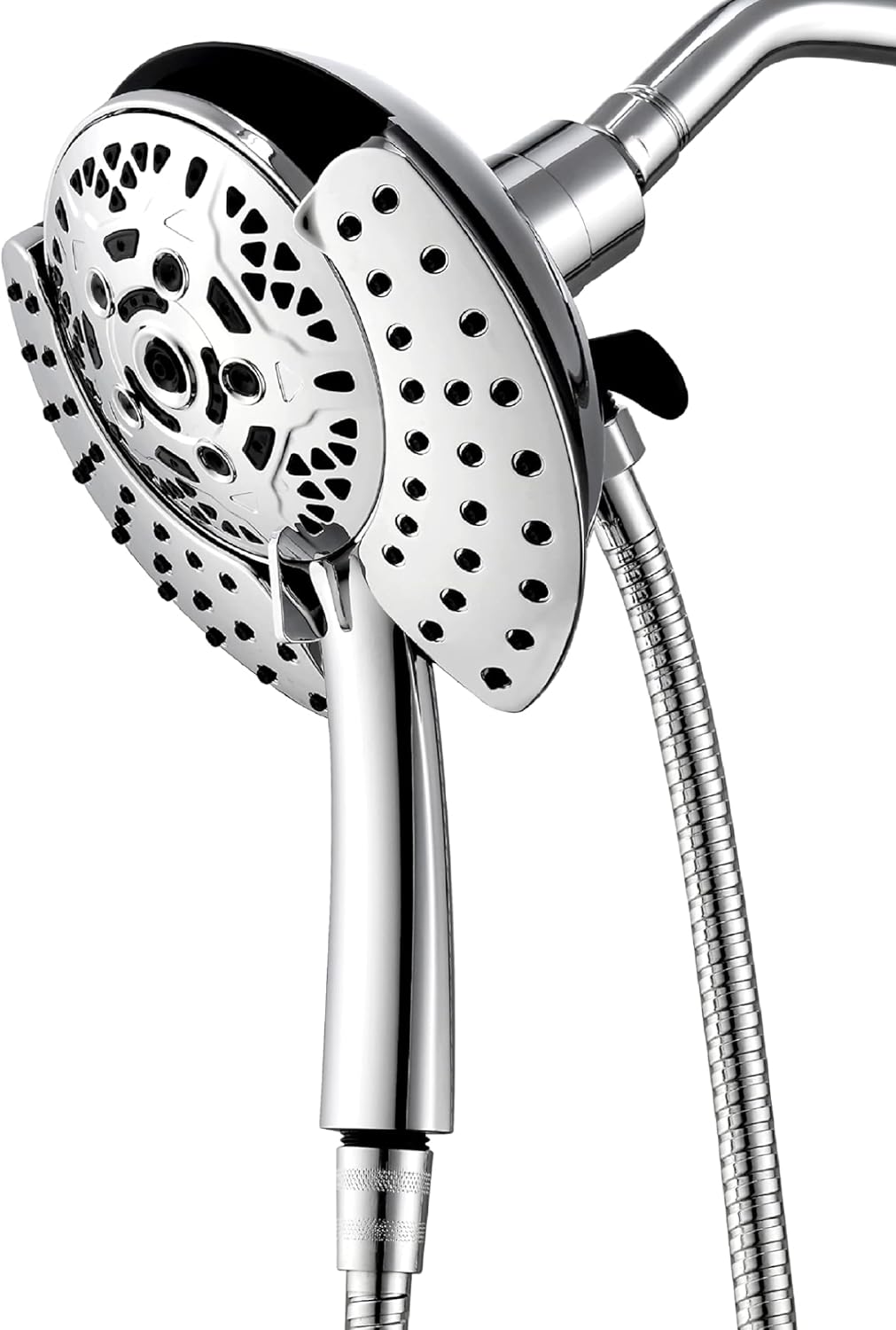 2.5GPM 7.2" Rainfall & Handheld Shower Head Combo with 60" Stainless Steel Hose