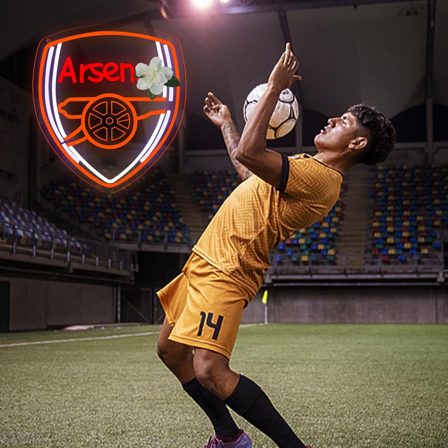 New York Yankees Neon Wall Sign - LED Baseball Team Decor for Man Cave & Bedroom, 13x15 Inch, Perfect Birthday & Christmas Gift