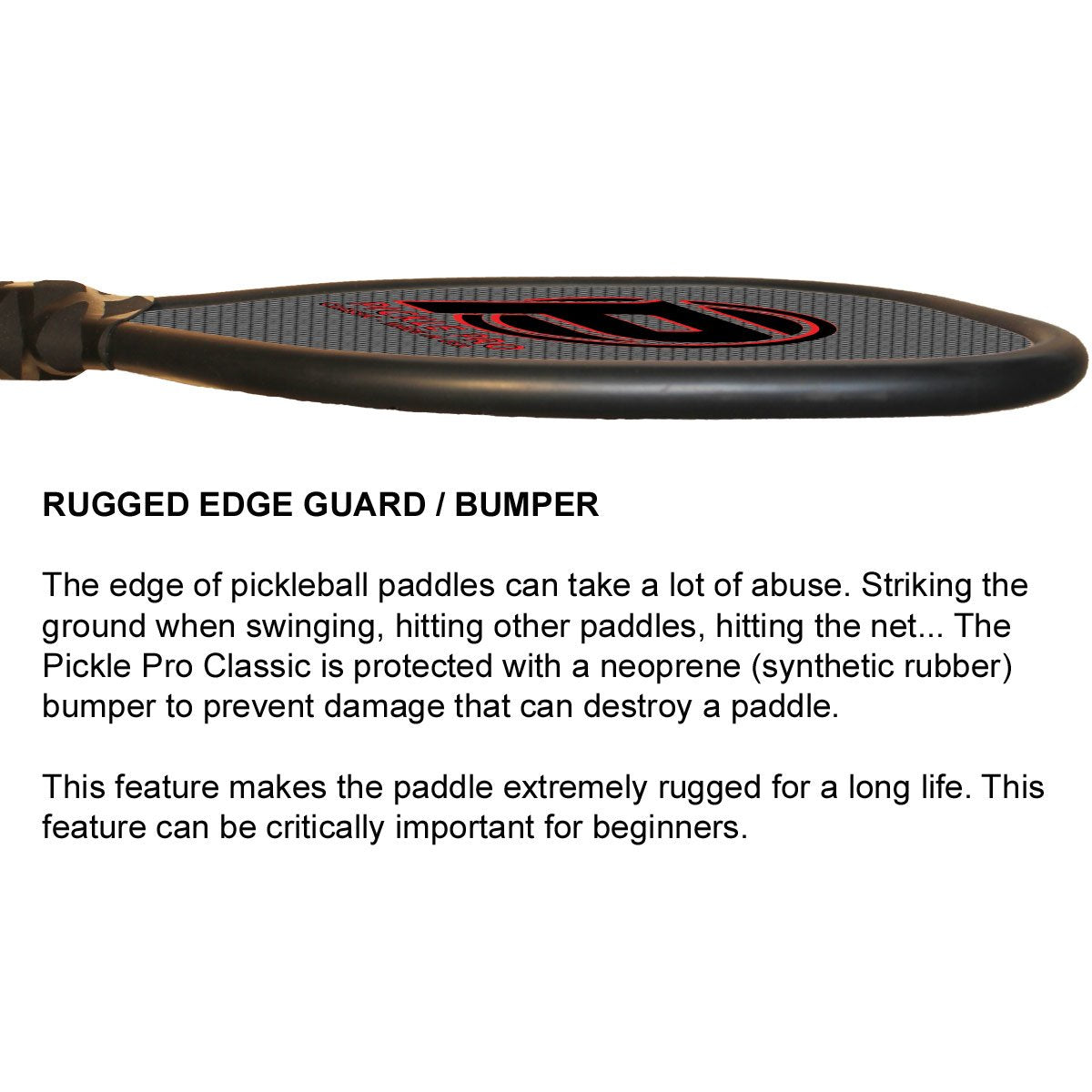 Composite Pickleball Paddle (Pickle Pro, Black)