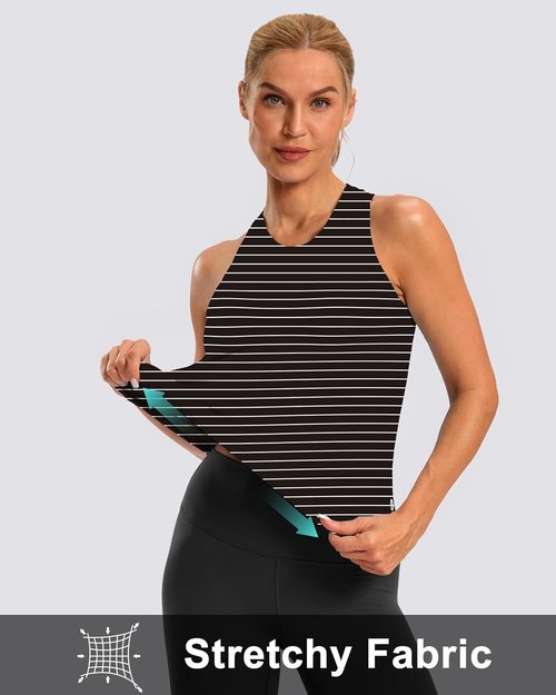 G Gradual Women's Racerback Workout Tank Top - Loose Fit Athletic Yoga Shirt for Running & Gym